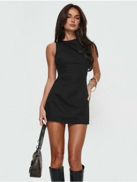 Princess Polly Dresses & Skirts - Princess Polly Black Tieback Romper NWT Size 6